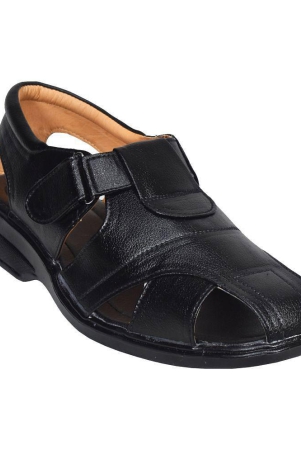 indiforce-black-leather-sandals-6