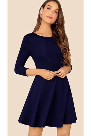 sheetal-associates-blue-polyester-blend-womens-fit-flare-dress-pack-of-1-none