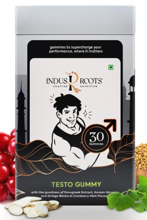 indus-roots-testosterone-boost-gummy-fenugreek-extract-korean-ginseng-ginkgo-biloba-zinc