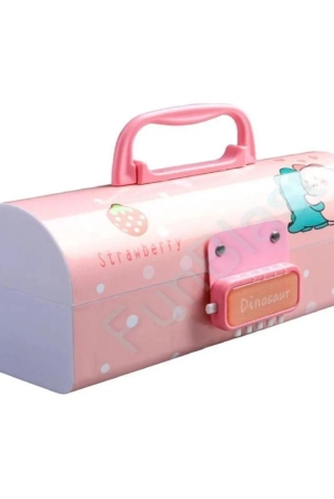 pencil-box-suitcase-style-password-lock-pencil-case-multi-layer-pen-pencil-box-for-kids-boys-girls-stationary