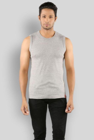 solo-grey-melange-cotton-mens-vest-pack-of-1-l