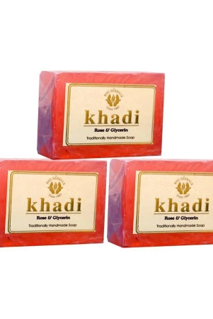 khadi-rose-glycerin-handmade-soap-375-gm-pack-of-3