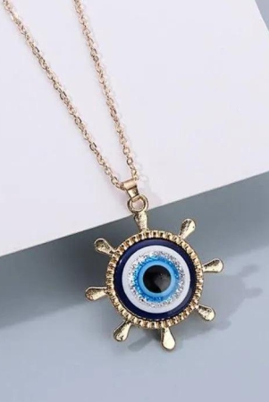 western-golden-evil-eye-chain-necklace-for-women-gilrs-free-size