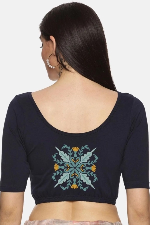 women-back-printed-stretchable-blouse-u012-navy-5x-large