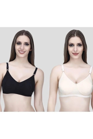 elina-black-cotton-non-padded-womens-t-shirt-bra-pack-of-2-none