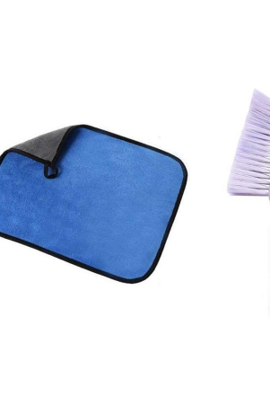 ingens-combo-of-car-and-carpet-cleaning-brush-and-microfiber-cleaning-cloths40x40cms-600gsm-highly-absorbent-lint-and-streak-freewash-cloth-for-car-windowpack-of-1-cloth-and-1-brush