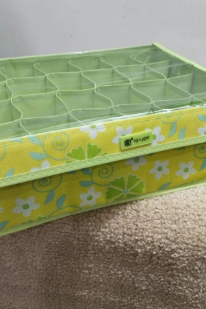 undergarments-organizerfoldable-storage-box-with-lid-green