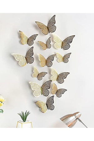 pindia-gold-12-pcs-3d-metal-butterfly-for-party-dcor-3d-sticker-12-x-7-cms-