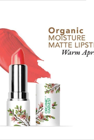 organic-moisture-matte-lipstick-warm-apricot-long-lasting-peach-pink-creamy-matte-lipstick-moisturizing-formula-4gm