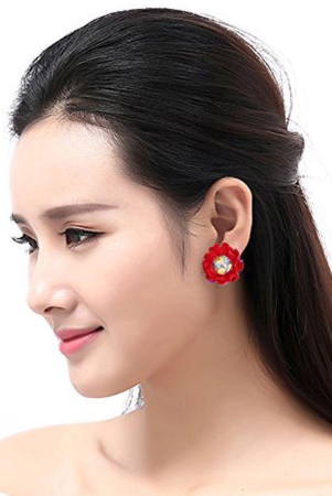 youbella-red-danglers-earrings-pack-of-1-red