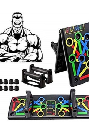 push-up-board-with-14-in-one-muscle-toning-system-multifunctional-colour-coded-foldable-push-up-board-for-body-black