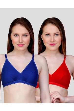 tcg-pack-of-2-cotton-blend-non-padded-womens-push-up-bra-blue-none