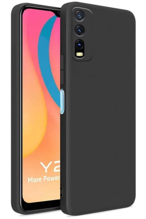 case-vault-covers-black-silicon-plain-cases-compatible-for-vivo-y20-pack-of-1-black