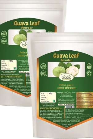 biotic-guava-leaf-powder-amrud-powder-guava-powder-200-gm