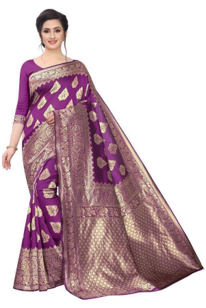 ofline-selection-multicolor-jacquard-saree-with-blouse-piece-pack-of-1