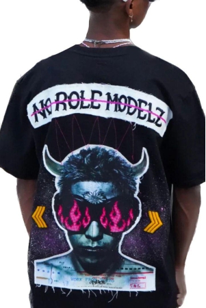 no-role-modelz-tee-m-black