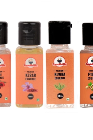 foodfrillz-pista-rose-kewra-kesar-pack-of-4-food-flavour-essence-30-ml-x-4