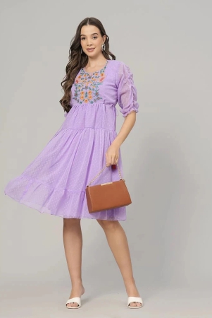 highlight-fashion-export-crepe-embroidered-knee-length-womens-fit-flare-dress-purple-pack-of-1-none