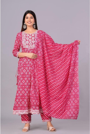 doriya-cotton-blend-printed-kurti-with-palazzo-womens-stitched-salwar-suit-pink-pack-of-1-none