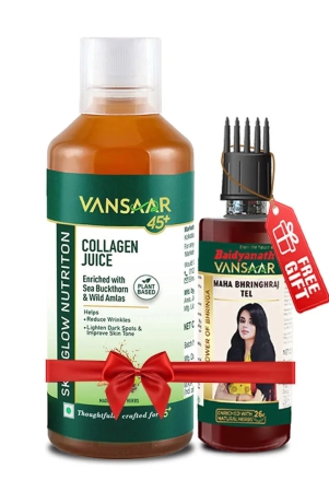 Collagen Juice with Sea Buckthorn & Vitamin C to reduce Wrinkles & Pigmentation-Collagen + MBT 100ml Freebie