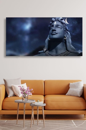 lord-shiva-with-moon-on-the-head-wall-painting-without-frame