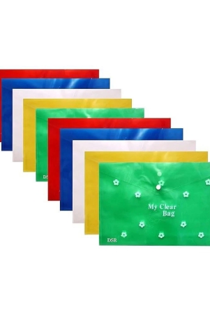 eclet-multicolor-my-clear-bag-folder-pack-of-10-none