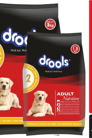 Drools Egg & Chicken Adult Nutrition Dog Food, 4.2 Kg