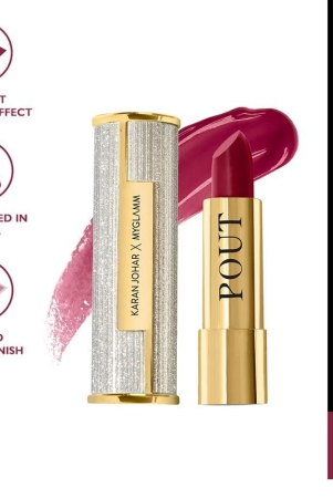 myglamm-pout-by-karan-johar-party-pout-magenta-pink-shade-buildable-tinted-plumping-bullet-lipstick-with-glossy-finish-35g