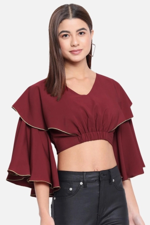 all-ways-you-women-top-polyester-fabric-red-xs