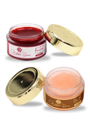 Belledew Combo of Beetroot Vanilla Tinted Lip Balm with SPF15, Dark Lips, Chapped Lips, Soothes cracked and sore lips