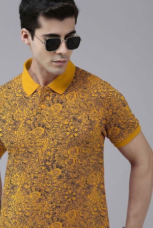 adorate-mustard-cotton-blend-regular-fit-mens-polo-t-shirt-pack-of-1-none