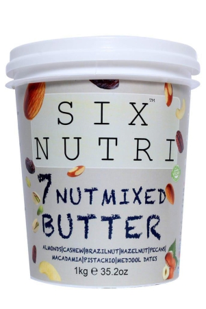 sixnutri-all-natural-stone-ground-keto-vegan-diet-7-nut-mixed-butter-almonds-cashews-brazilnuts-hazelnuts-pecans-macadamia-nuts-pistachios-and-medjoul-dates-1-kg