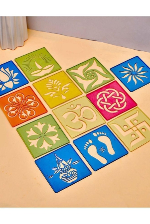 craftam-different-design-ready-to-draw-rangoli-making-stencils-rangoli-plastic-stencils-for-diwali-floor-decoration-set-of-12-size4x4-inch