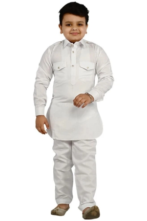 arshia-fashions-white-cotton-blend-boys-pack-of-1-none