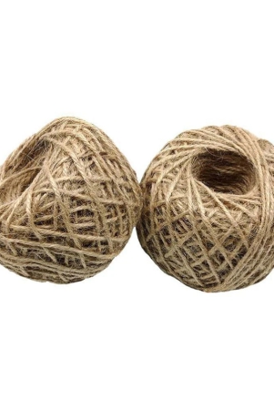 pransunita-other-natural-jute-burlap-twine50-mts-each-2mm-jute-string-pack-of-2-