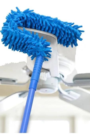 mechborn-flexible-fan-cleaning-duster-for-long-rod-flexible-fan-cleaning-mop-microfiber-dust-cleaner-multi-purpose-cleaning-of-home-kitchen-car-office-with-long-rod-fan-cleaner-brush-blue