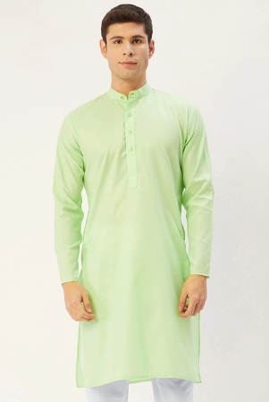 jompers-mens-lime-cotton-solid-kurta-only-xl-green