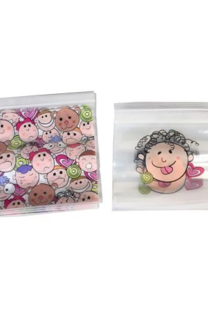 moody-faces-cartoon-storage-bag-set-transparent-40-pcs