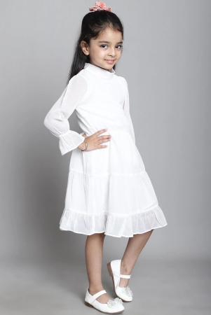 mini-ming-girls-mock-neck-bell-sleeves-georgette-fit-flare-dress