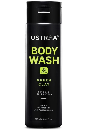 ustraa-body-wash-green-clay-200-ml-intense-oil-control-removes-excess-oil-no-post-shower-dryness-intense-foaming-without-sulphates