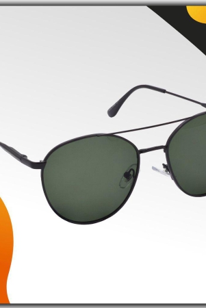 stylish-round-full-frame-metal-polarized-sunglasses-for-men-and-women-green-lens-and-grey-frame-hrs-kc1016-gry-grn-p