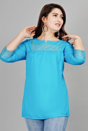 sipet-light-blue-rayon-womens-tunic-pack-of-1-none