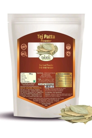 biotic-tej-patta-powder-bay-leaf-powder-tejpatta-powder-bayleaf-powder-100-gm