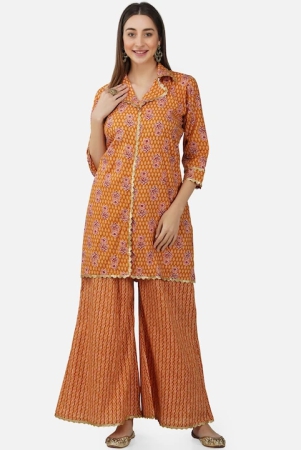 women-floral-printed-sequinned-pure-cotton-kurta-with-palazzos