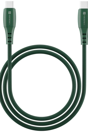 portronics-konnect-a-c-to-type-c60-w-type-c-to-type-c-nylon-braided-cable-green-por-1562-green