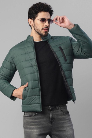 UrbanMark Men Regular Fit Men Quilted Jacket-Green - None