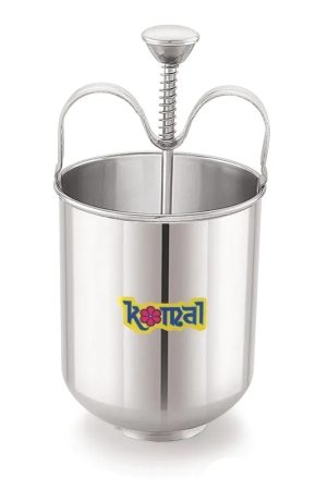 komal-stainless-steel-medu-vada-maker-bowls-donut-maker-dispenser-silver-1-pc