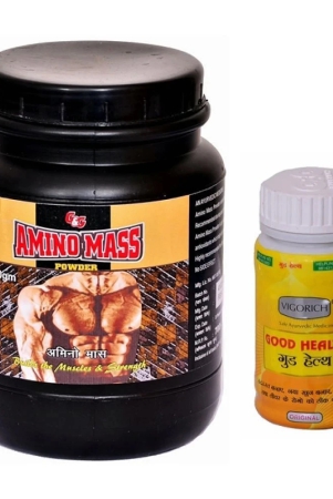 dr-chopra-gg-good-health-50-capsule-amino-mass-powder-500-gm-chocolate-flavor