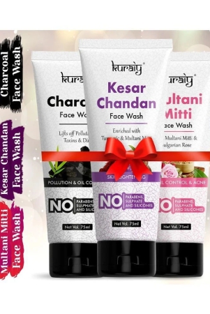 kuraiy-anti-pollution-face-wash-for-all-skin-type-pack-of-3-