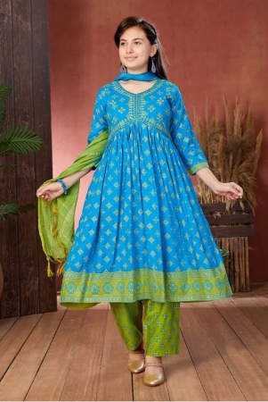 aarika-blue-cotton-blend-girls-kurti-pack-of-1-none